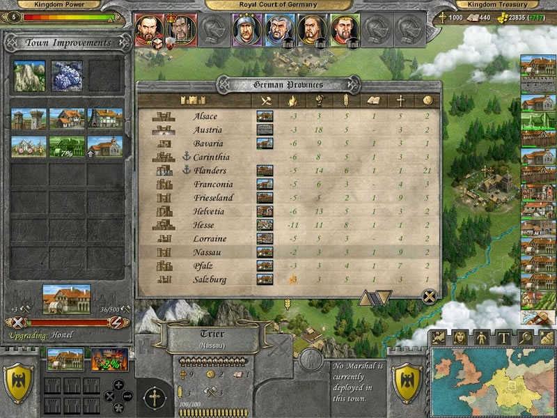 Скриншот из игры Knights of Honor под номером 3