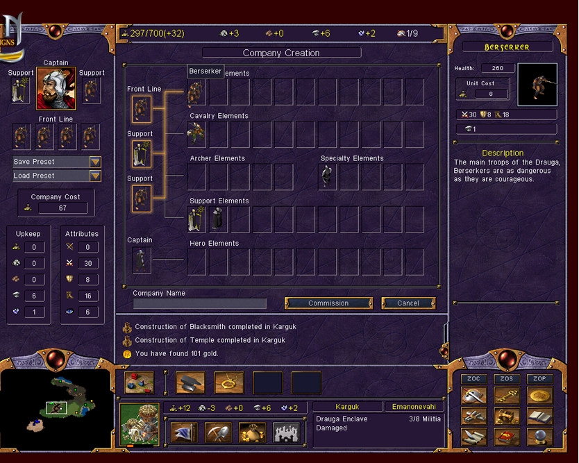 Скриншот из игры Kohan: Immortal Sovereigns под номером 4