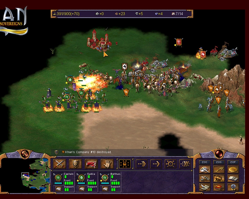 Скриншот из игры Kohan: Immortal Sovereigns под номером 7
