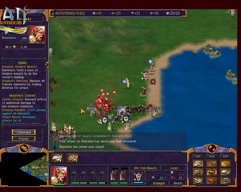 Скриншот из игры Kohan: Immortal Sovereigns под номером 8