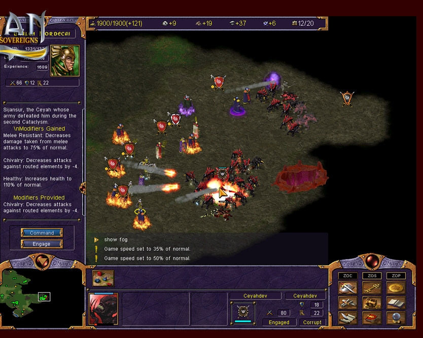 Скриншот из игры Kohan: Immortal Sovereigns под номером 9