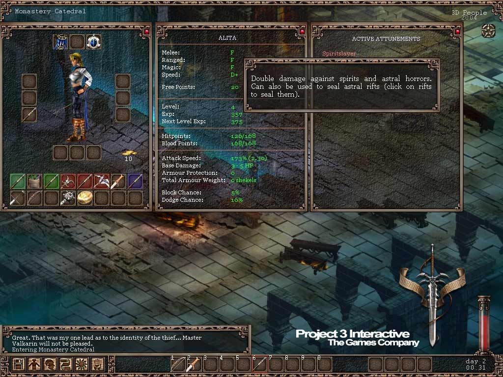 Скриншот из игры Kult: Heretic Kingdoms под номером 7