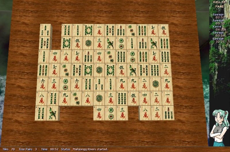 Скриншот из игры Kyodai Mahjongg под номером 19