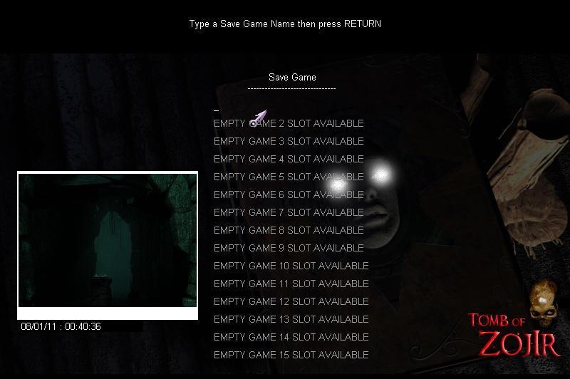 Скриншот из игры Last Half of Darkness: Tomb of Zojir под номером 38