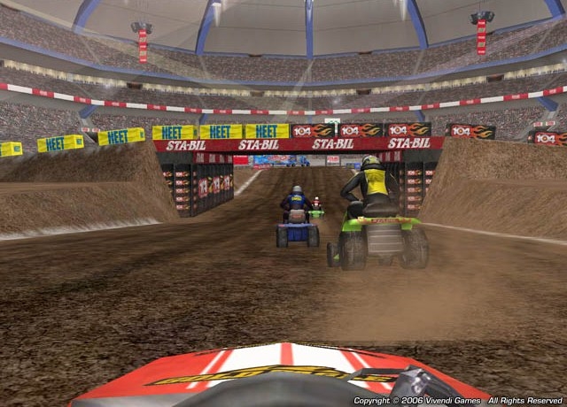 Скриншот из игры Lawnmower Racing Mania 2007 под номером 3