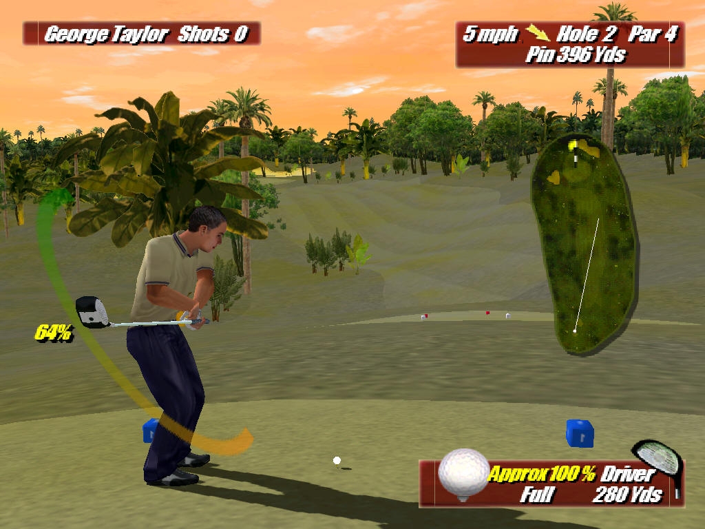 Скриншот из игры Leaderboard Golf под номером 1