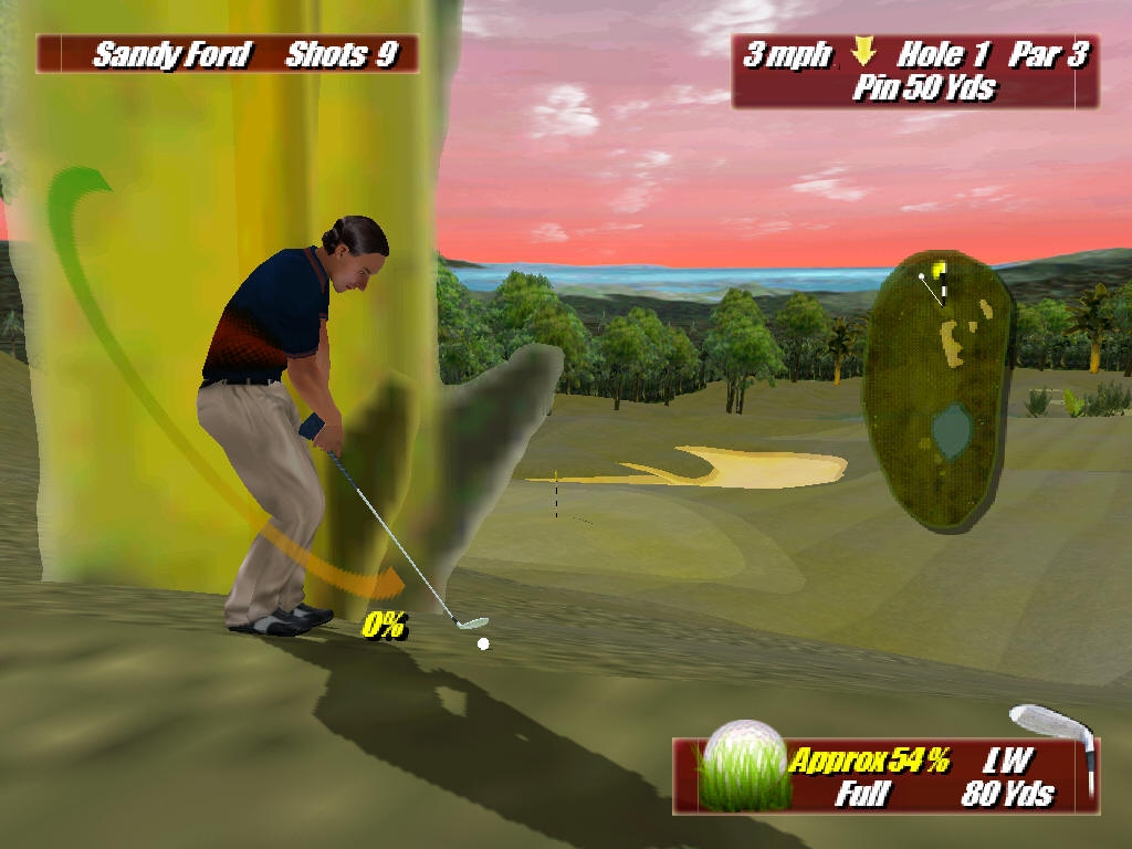 Скриншот из игры Leaderboard Golf под номером 10