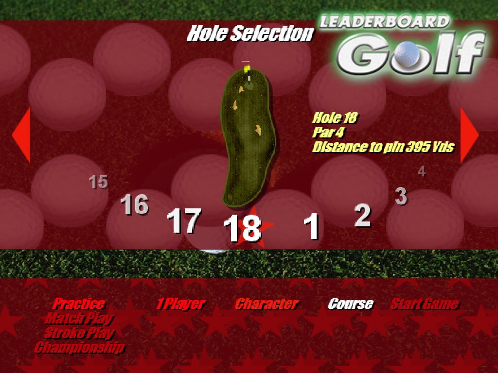 Скриншот из игры Leaderboard Golf под номером 14