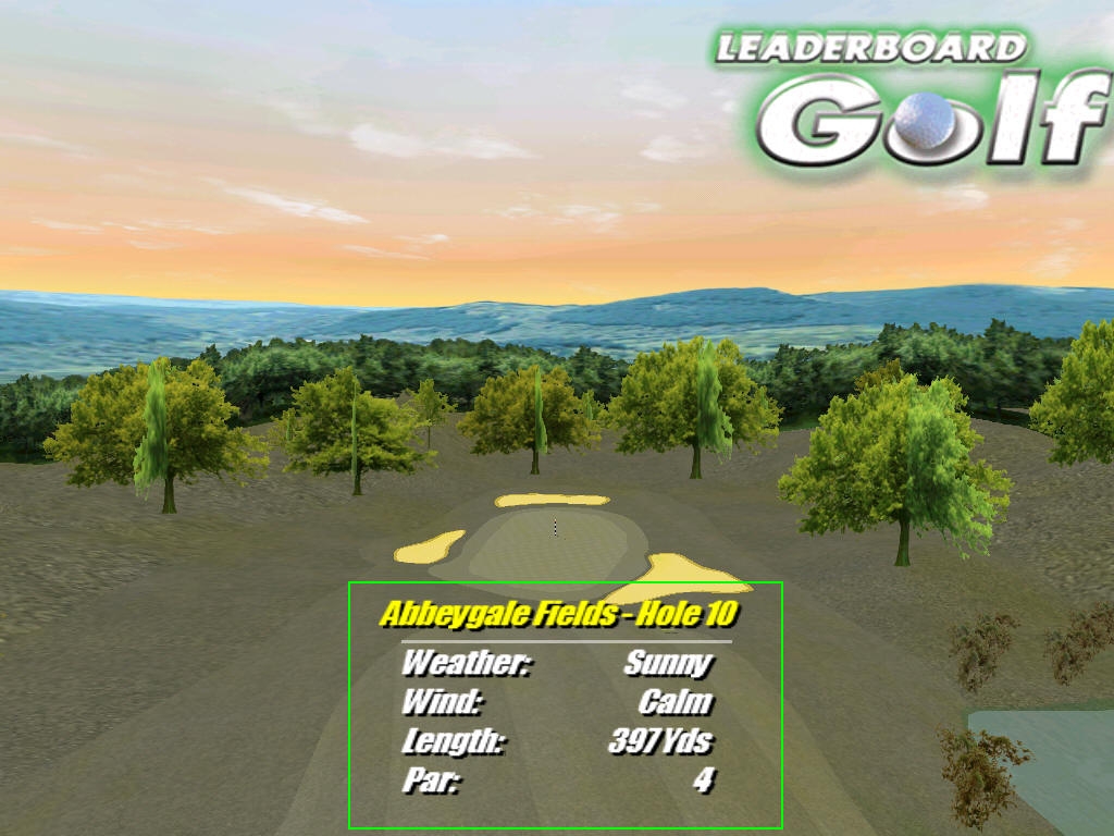 Скриншот из игры Leaderboard Golf под номером 18