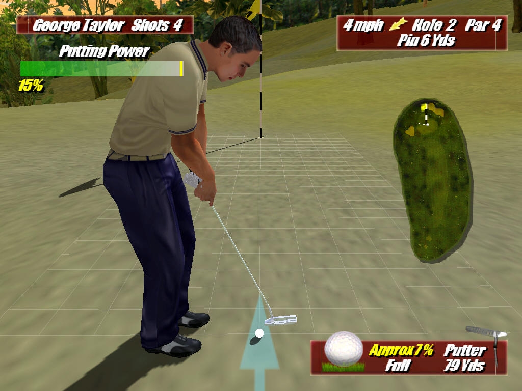 Скриншот из игры Leaderboard Golf под номером 2