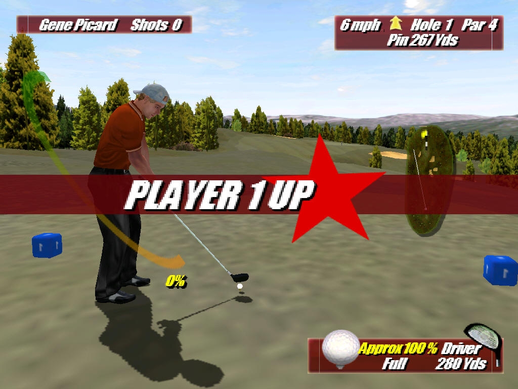 Скриншот из игры Leaderboard Golf под номером 3