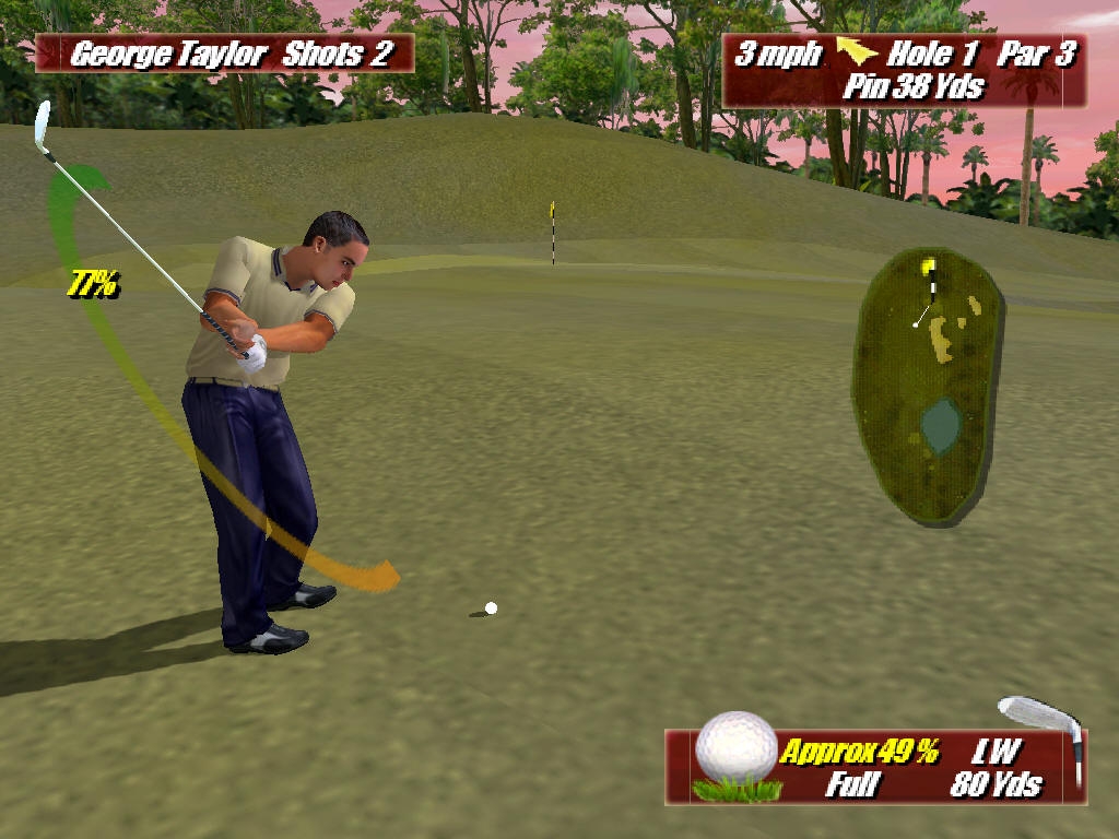 Скриншот из игры Leaderboard Golf под номером 9