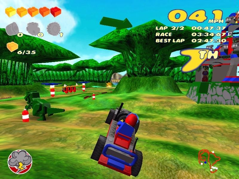 Скриншот из игры LEGO Racers 2 под номером 12