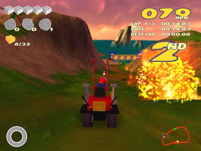 Скриншот из игры LEGO Racers 2 под номером 13