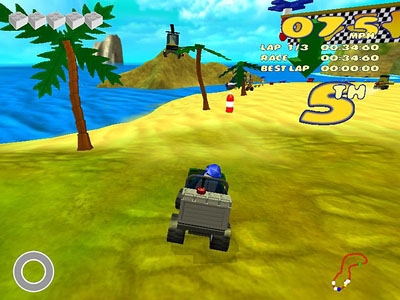 Скриншот из игры LEGO Racers 2 под номером 3