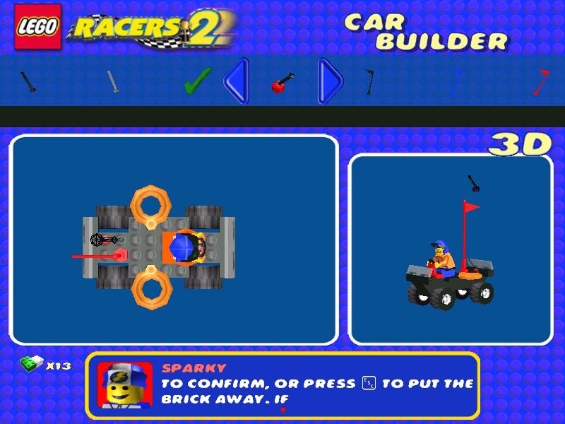 Скриншот из игры LEGO Racers 2 под номером 9