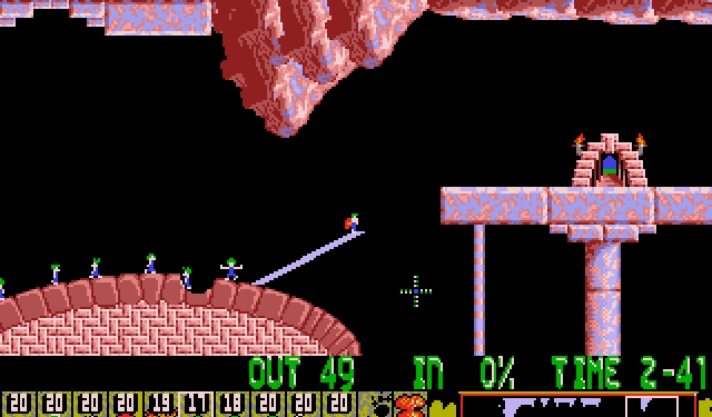 Скриншот из игры Lemmings под номером 5