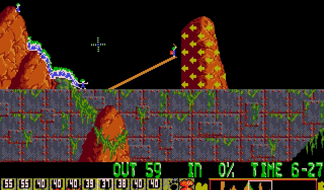 Скриншот из игры Lemmings под номером 7