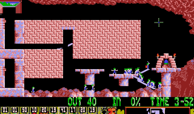 Скриншот из игры Lemmings под номером 8