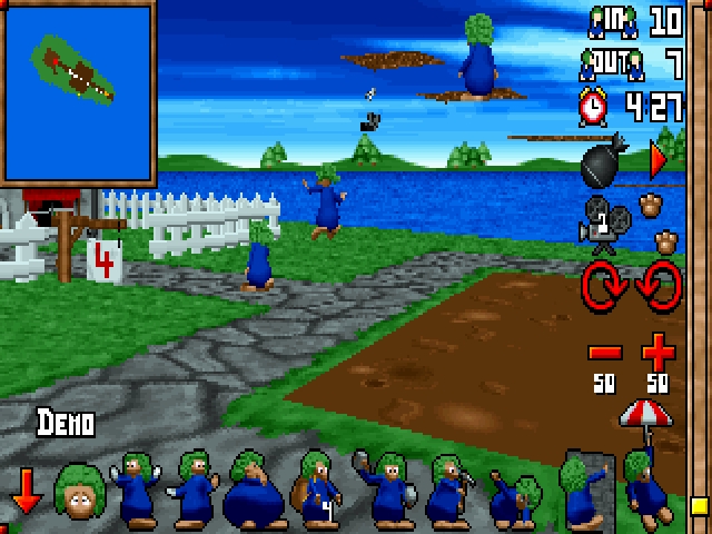 Скриншот из игры Lemmings 3D под номером 1