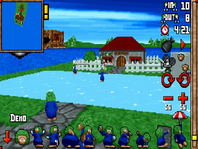 Скриншот из игры Lemmings 3D под номером 2