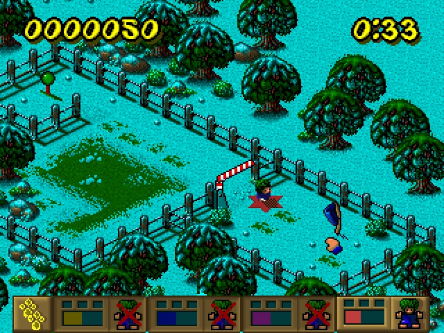 Скриншот из игры Lemmings Paintball под номером 1