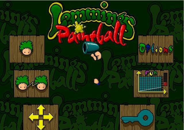 Скриншот из игры Lemmings Paintball под номером 10