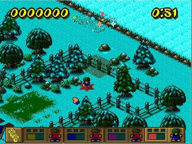 Скриншот из игры Lemmings Paintball под номером 11