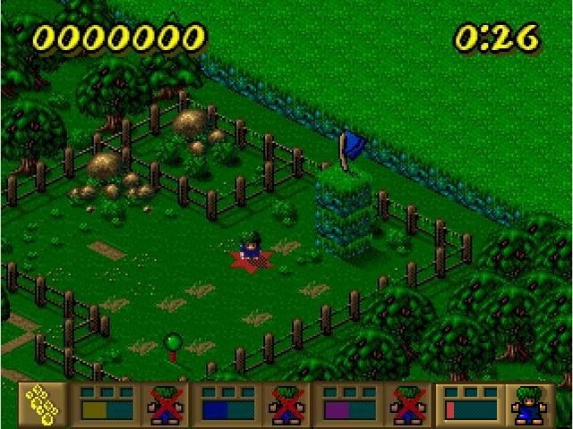 Скриншот из игры Lemmings Paintball под номером 13