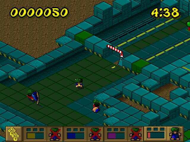 Скриншот из игры Lemmings Paintball под номером 4