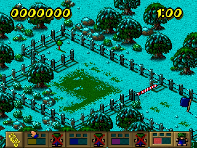 Скриншот из игры Lemmings Paintball под номером 6