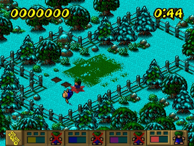 Скриншот из игры Lemmings Paintball под номером 8