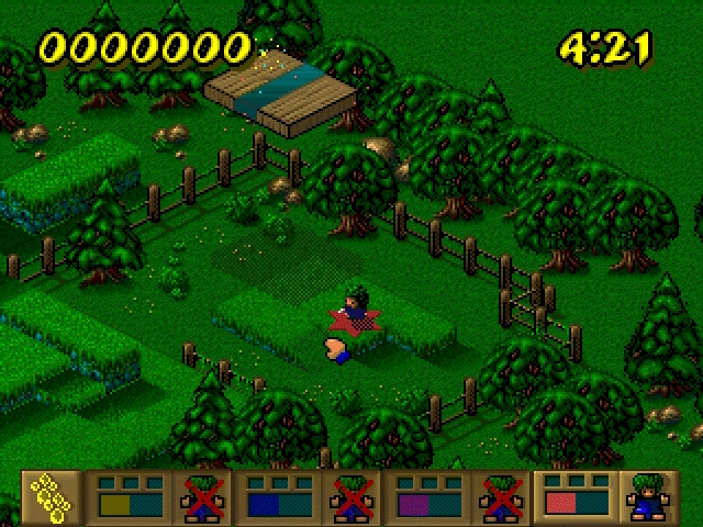 Скриншот из игры Lemmings Paintball под номером 9