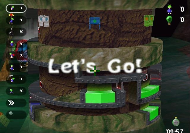 Скриншот из игры Lemmings Revolution под номером 2