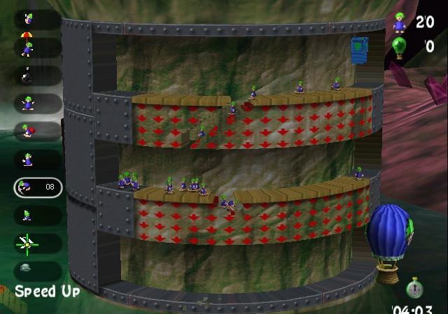 Скриншот из игры Lemmings Revolution под номером 8