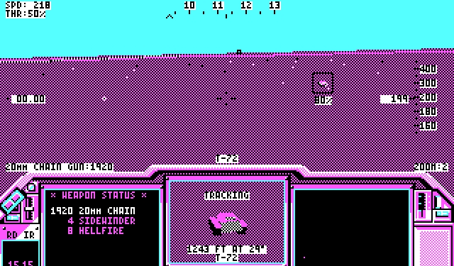 Скриншот из игры LHX: Attack Chopper под номером 9