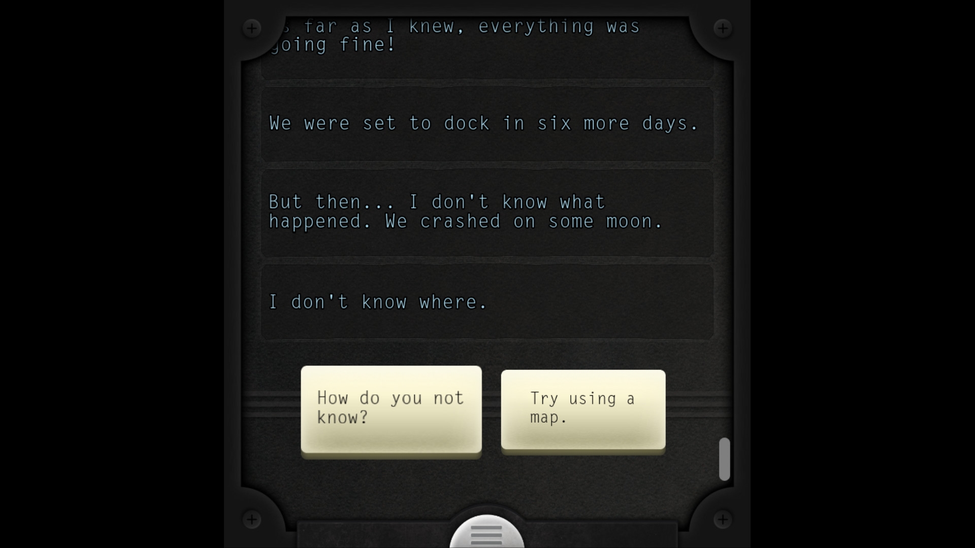 Скриншот из игры LifeLine под номером 5