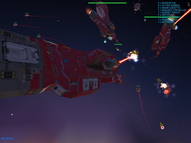 Скриншот из игры Homeworld под номером 2