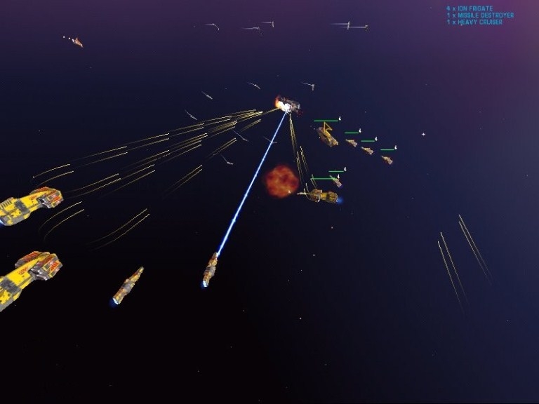 Скриншот из игры Homeworld под номером 23