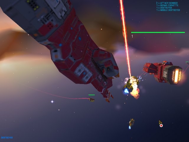 Скриншот из игры Homeworld под номером 3