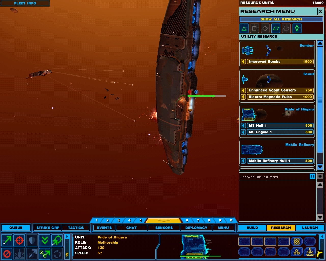 Скриншот из игры Homeworld 2 под номером 8