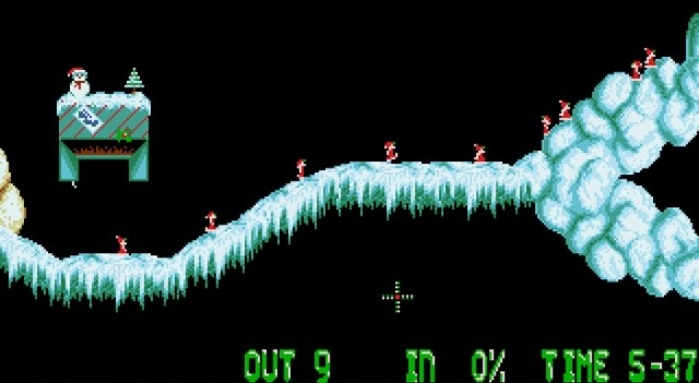 Скриншот из игры Holiday Lemmings 1994 под номером 12