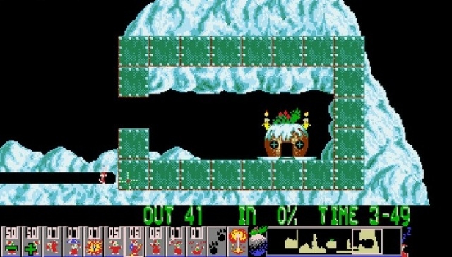 Скриншот из игры Holiday Lemmings 1994 под номером 13