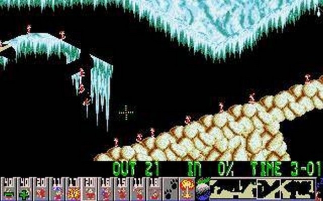 Скриншот из игры Holiday Lemmings 1994 под номером 15