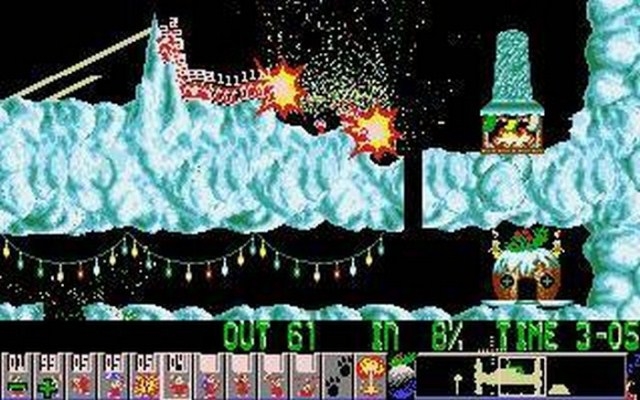 Скриншот из игры Holiday Lemmings 1994 под номером 16