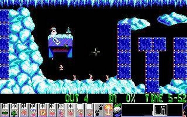 Скриншот из игры Holiday Lemmings 1994 под номером 18