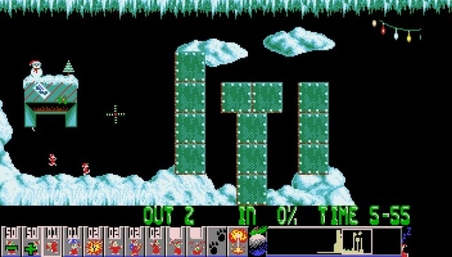 Скриншот из игры Holiday Lemmings 1994 под номером 9