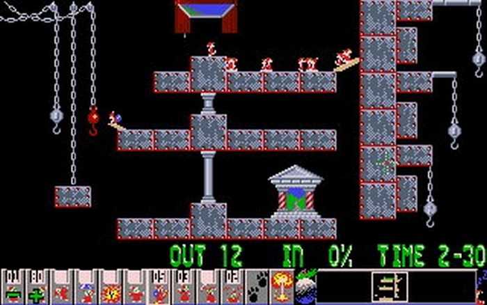 Скриншот из игры Holiday Lemmings 1993 под номером 11