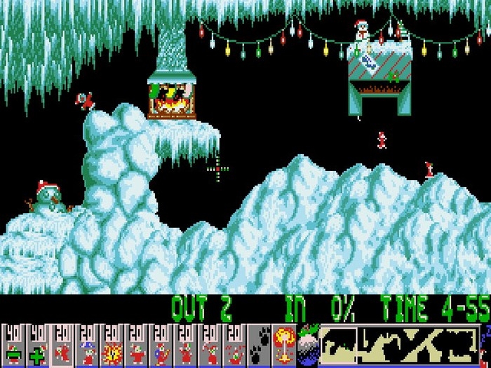 Скриншот из игры Holiday Lemmings 1993 под номером 16