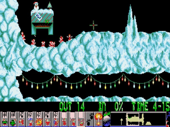 Скриншот из игры Holiday Lemmings 1993 под номером 25